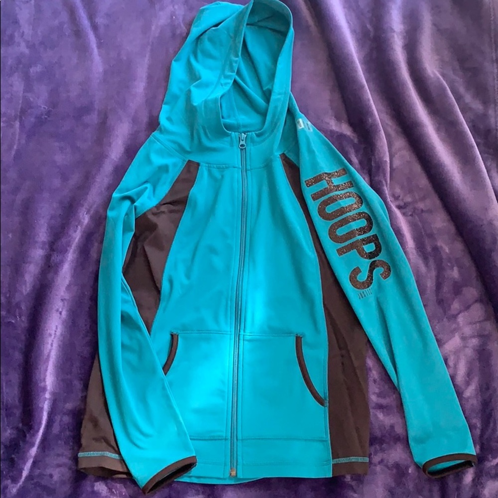 Justice “Hoops” hooded jacket